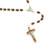 Palais du Rosaire Chapelet Argent | Chapelet De Bernadette En Bois Sur Chaine En Argent