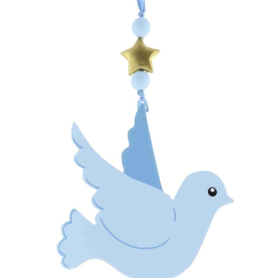 Palais du Rosaire Medaille De Berceau | Medaille De Berceau Colombe En Bois
