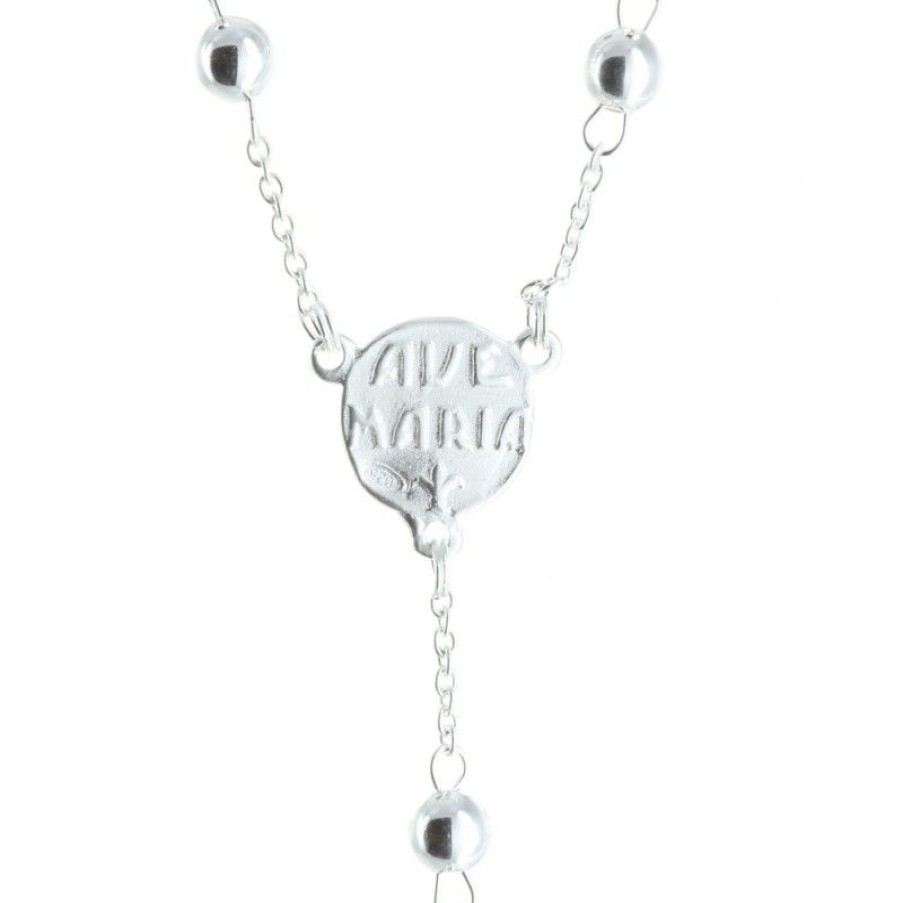 Palais du Rosaire Chapelet Argent | Chapelet De Lourdes En Argent, Grains 5Mm