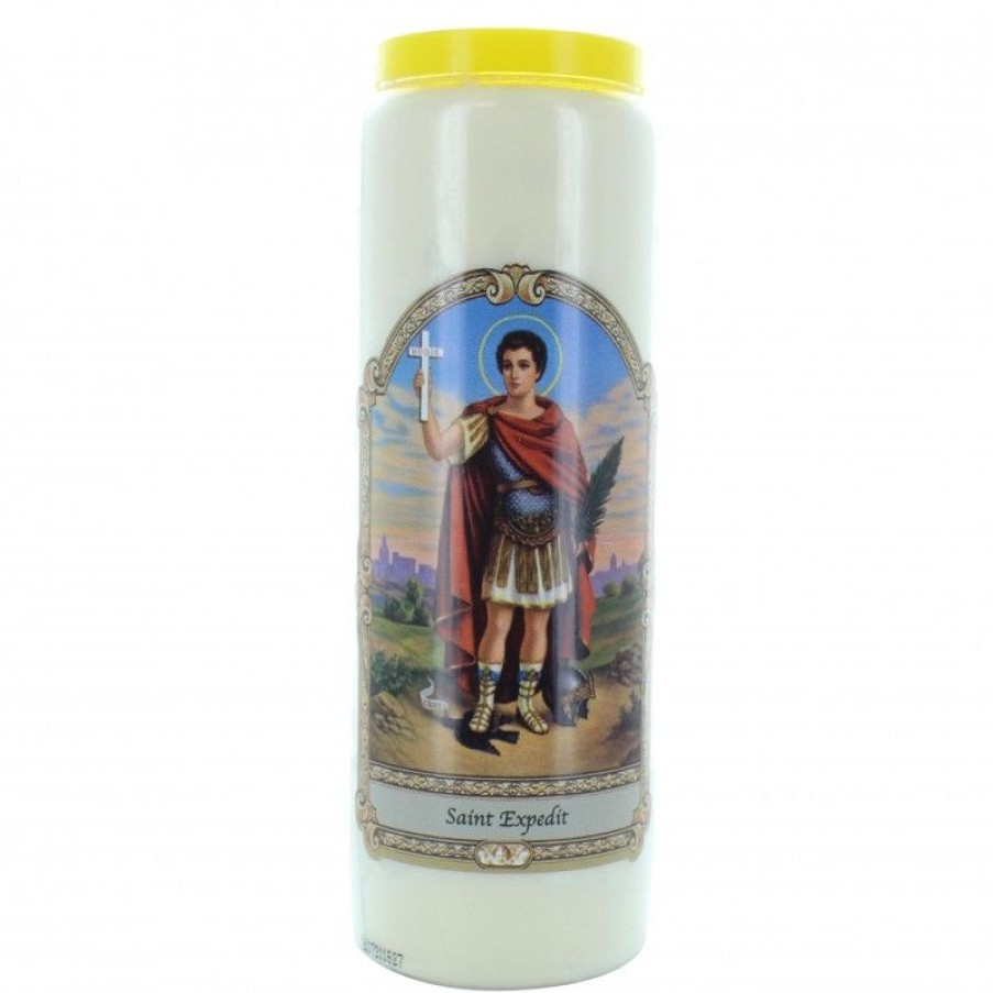 Palais du Rosaire Bougie Neuvaine | Lot De 6 Bougies Neuvaine Saint Expedit
