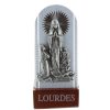 Palais du Rosaire Cadre Religieux | Cadre Religieux Apparition De Lourdes En Metal Argente 3 X 7 Cm