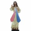 Palais du Rosaire Jesus Misericordieux | Statue Du Christ Misericordieux En Resine Coloree 18Cm