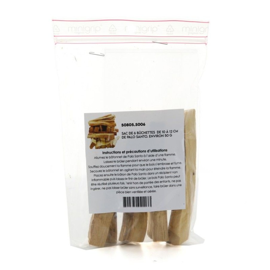 Palais du Rosaire Encens En Batonnets | Sachet De 6 Buchettes De Palo Santo
