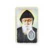 Palais du Rosaire Image Religieuse | Image Religieuse De Saint Charbel Avec Une Medaille