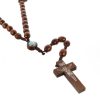 Palais du Rosaire Chapelet Corde | Chapelet Sur Corde Avec Paters En Forme De Colombe Et Croix En Bois