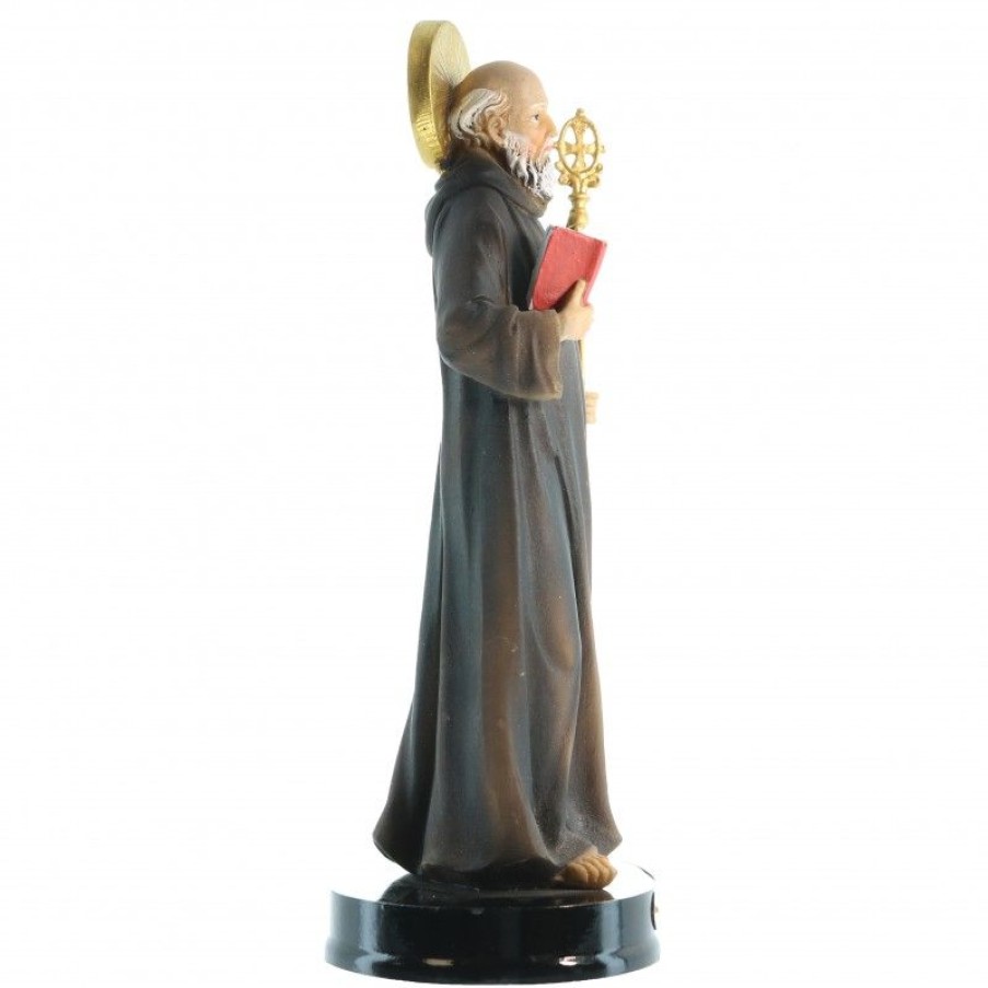 Palais du Rosaire Statue De Saint Benoit | Statue St Benoit Resine 22Cm