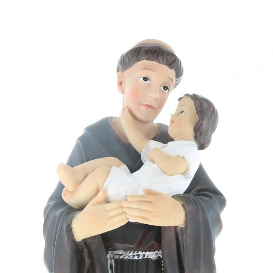 Palais du Rosaire Statue De Saint Antoine | Statue Saint Antoine En Resine 44Cm