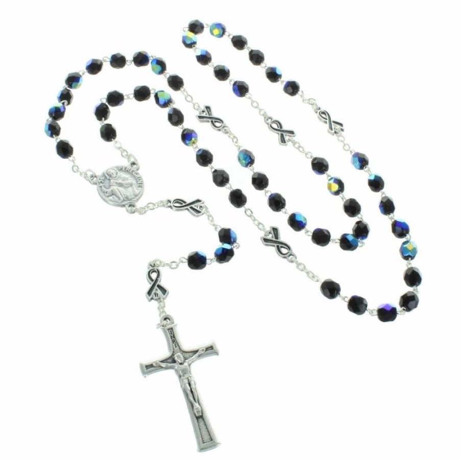 Palais du Rosaire Chapelet Verre | Chapelet De Saint Peregrin Pour Les Malades Du Cancer