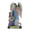 Palais du Rosaire Statue Ange | Statue Peinte A La Main De Saint Raphael Avec Tobie 12 Cm