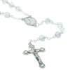 Palais du Rosaire Chapelet Resine | Chapelet De Lourdes En Resine Grains En Forme De Rose Et Coeur Apparition De Lourdes
