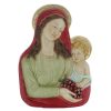 Palais du Rosaire Cadre Religieux | Cadre Bas Relief Vierge A L'Enfant En Resine 41Cm