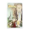 Palais du Rosaire Image Religieuse | Carte Priere De Lourdes Avec Medaille Miraculeuse Doree