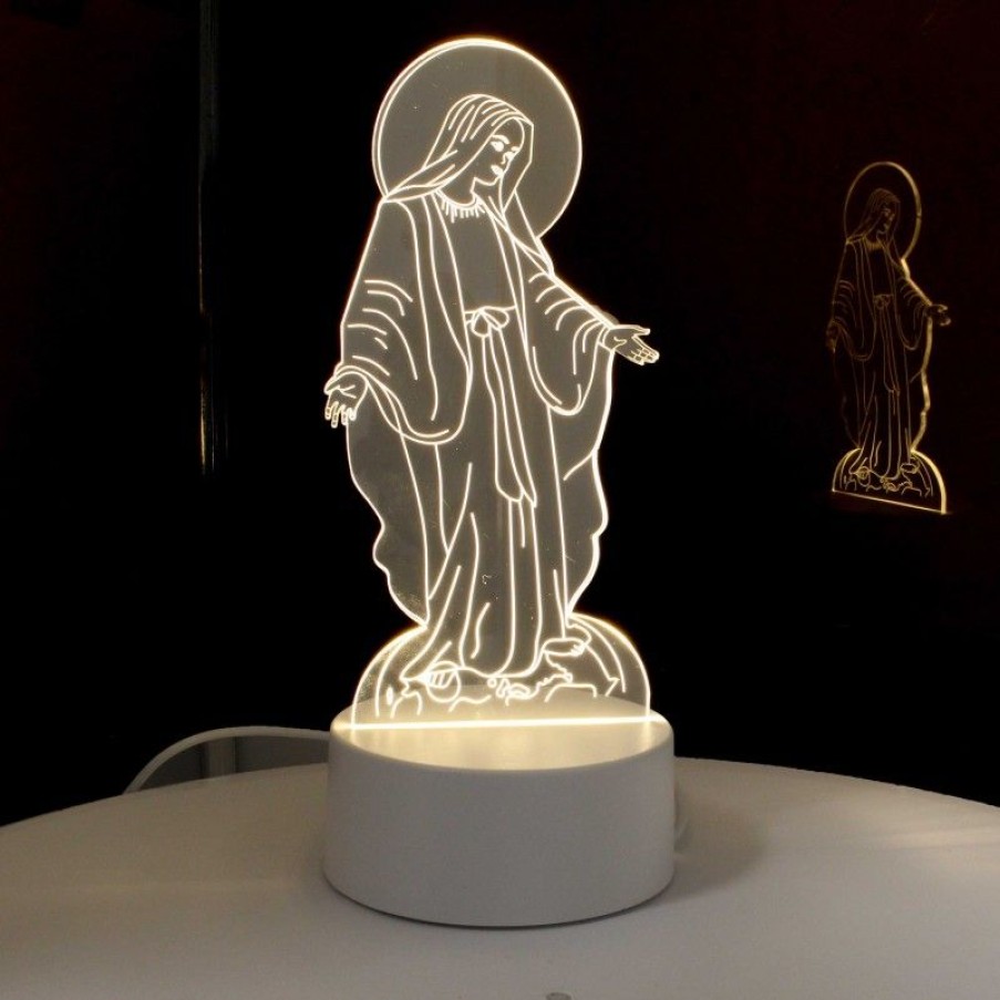 Palais du Rosaire Lampe | Lampe A Led De La Vierge Miraculeuse