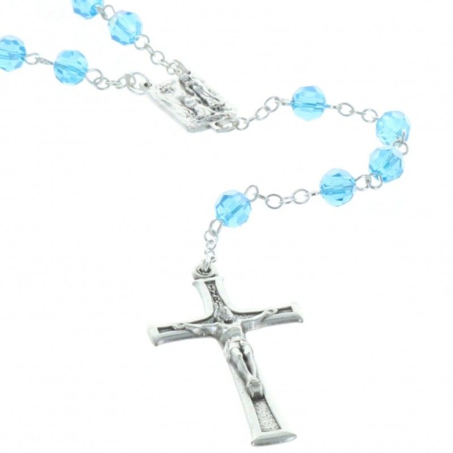Palais du Rosaire Chapelet Cristal | Chapelet De Lourdes En Cristal Veritable, Coeur Apparition De Lourdes