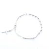 Palais du Rosaire Bracelet Dizainier | Bracelet Dizainier En Argent Maille Tressee Avec Une Croix