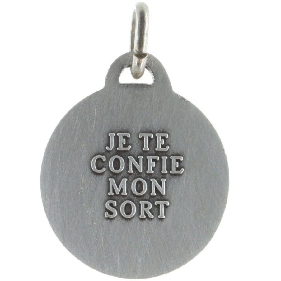 Palais du Rosaire Medaille Et Croix Metal | Medaille De Sainte Rita Argentee