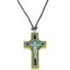 Palais du Rosaire Collier Fantaisie | Collier De Saint Benoit Avec Une Croix En Bois D'Olivier