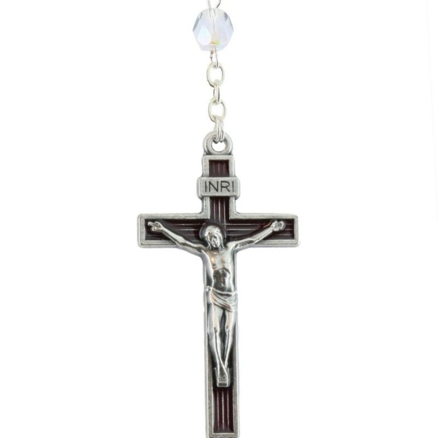Palais du Rosaire Chapelet Verre | Chapelet De Saint Michel En Verre Avec Une Boite