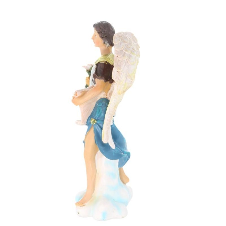 Palais du Rosaire Statue Ange | Statue Saint Gabriel En Resine 20Cm