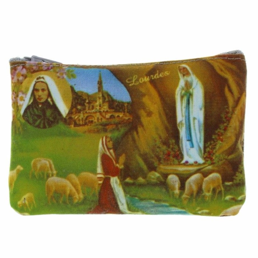 Palais du Rosaire Porte&Monnaie | Porte-Monnaie En Toile Decore D'Images De Lourdes