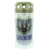 Palais du Rosaire Bougie Votive | Bougie Votive De Lourdes Blanche 13Cm