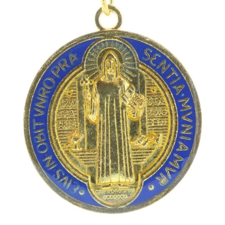 Palais du Rosaire Porte&Cles | Porte-Cles De Saint Benoit Avec Un Dizainier