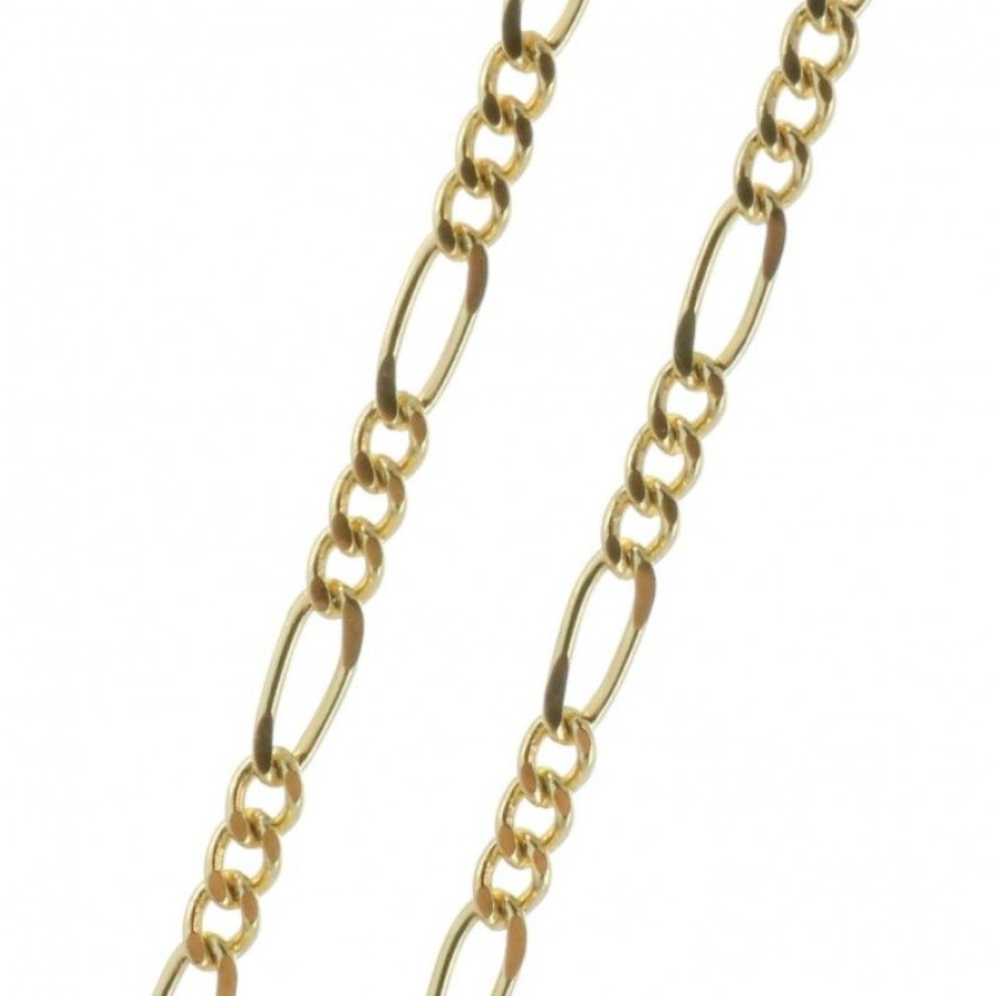 Palais du Rosaire Collier Fantaisie | Chaine En Metal Dore Et Maille Alternee 50Cm