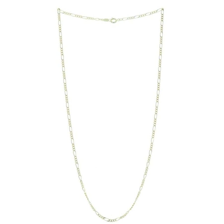 Palais du Rosaire Collier Fantaisie | Chaine En Metal Dore Et Maille Alternee 50Cm