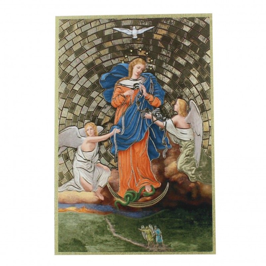 Palais du Rosaire Cadre Religieux | Cadre Effet Mosaique Marie Qui Defait Les Noeuds