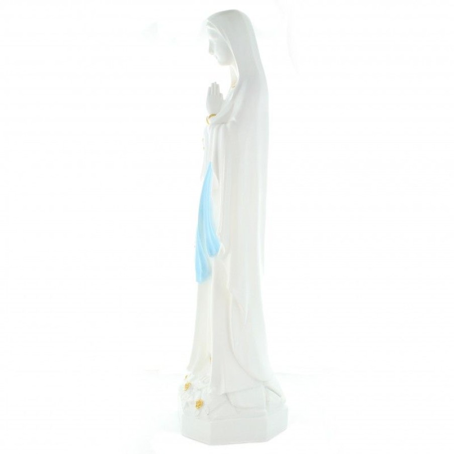 Palais du Rosaire Statue De Notre Dame De Lourdes | Statue Notre Dame De Lourdes En Resine 62Cm