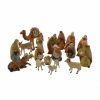 Palais du Rosaire Creche | Creche 20 Personnages En Bois Peint Main 10 Cm