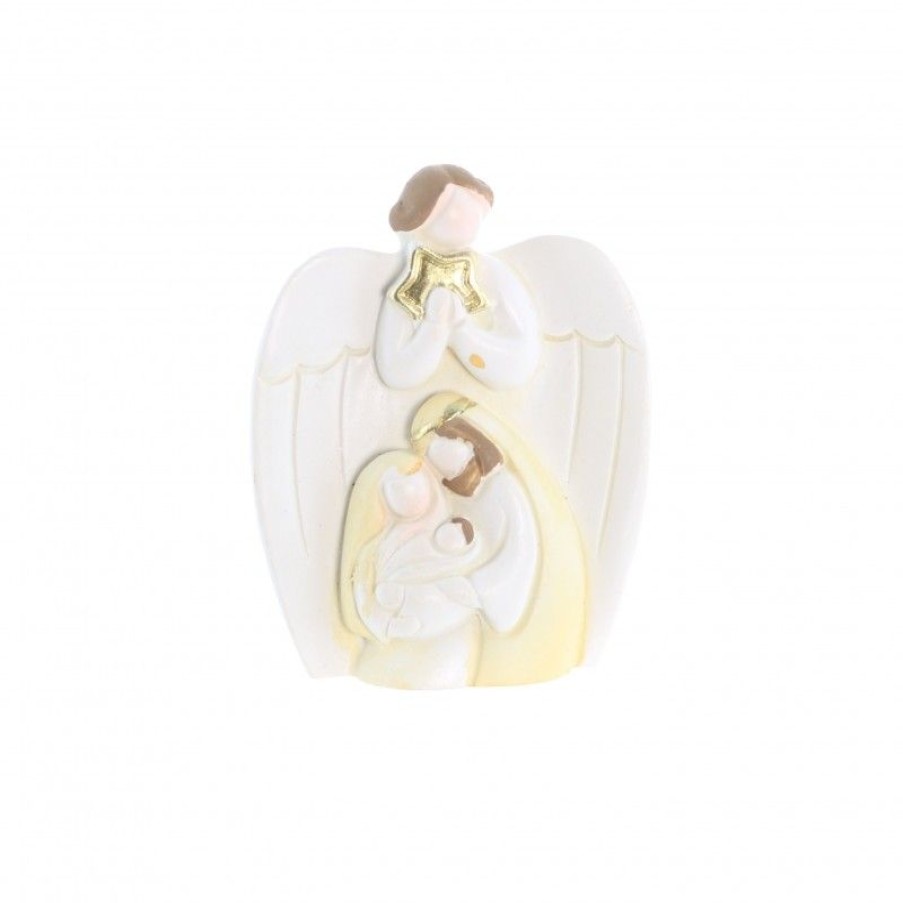 Palais du Rosaire Statue De La Sainte Famille | Satue De La Sainte Famille Et D'Un Ange En Resine 6Cm