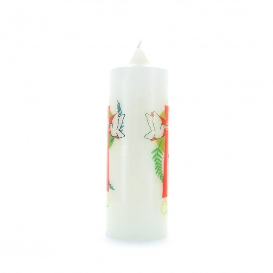 Palais du Rosaire Bougie Decorative | Bougie Blanche De Mariage 6 X18 Cm