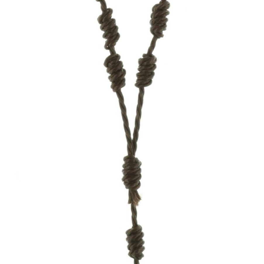 Palais du Rosaire Chapelet Bois | Chapelet En Corde Avec Une Croix De Tau En Bois