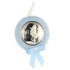 Palais du Rosaire Medaille De Berceau | Medaille De Berceau En Metal Argente