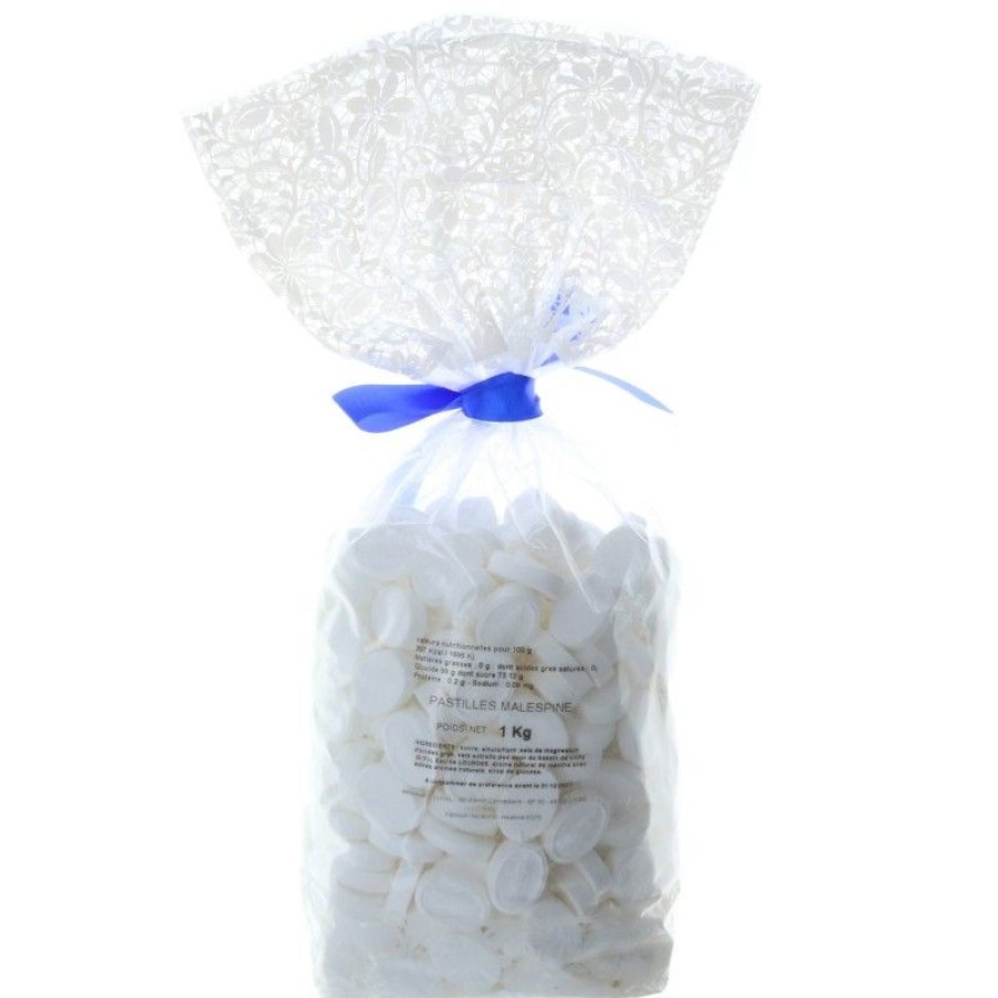 Palais du Rosaire Pastille Menthe A L'Eau De Lourdes | Pastilles Menthe A L'Eau De Lourdes Sachet De 1Kg