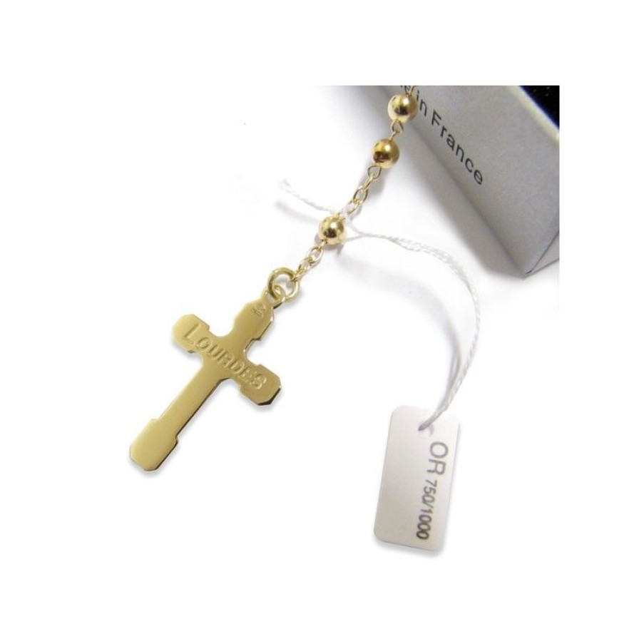 Palais du Rosaire Chapelet Or | Chapelet De Lourdes Or 18 Carats