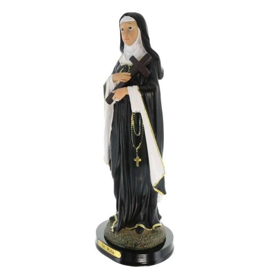 Palais du Rosaire Statue De Sainte Rita | Statue De Sainte Rita En Resine De 30Cm