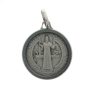 Palais du Rosaire Medaille Et Croix Argent | Medaille De Saint Benoit En Argent 16Mm