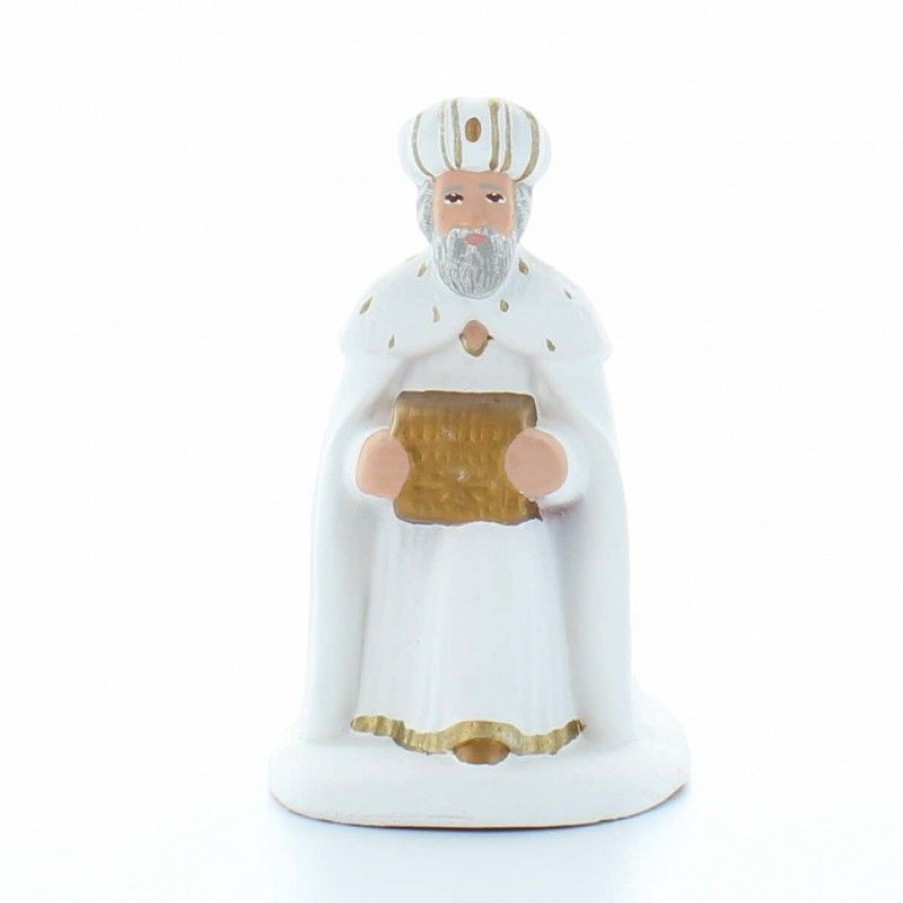 Palais du Rosaire Decoration De Noel | Melchior : Santon De Provence De 9 Cm, Style Epure
