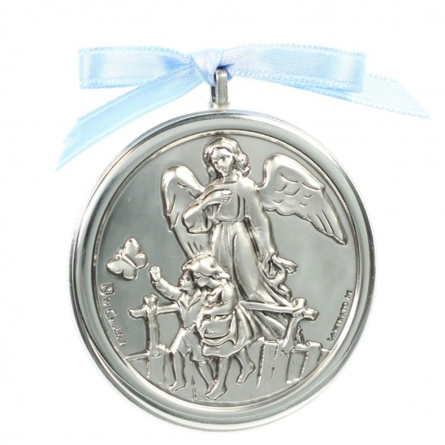 Palais du Rosaire Medaille De Berceau | Medaille De Berceau De L'Ange Gardien