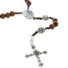 Palais du Rosaire Chapelet Metal | Chapelet Eau De Lourdes Et Paters Metal En Forme De Rose