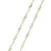 Palais du Rosaire Collier En Plaque Or | Chaine En Plaque Or Maille Singapour 45Cm