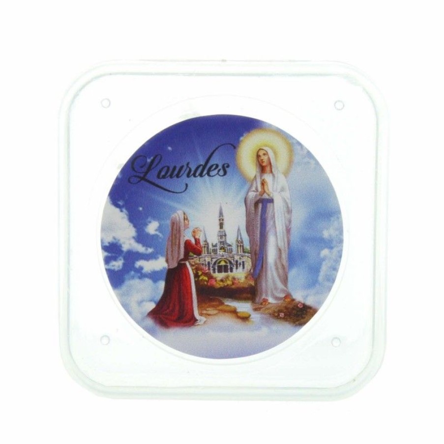 Palais du Rosaire Boite A Chapelet | Boite A Chapelet Carree Transparente Apparition De Lourdes
