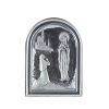 Palais du Rosaire Cadre Religieux | Cadre Religieux En Bois Apparition De Lourdes Et Basilique 4,5 X 6 Cm