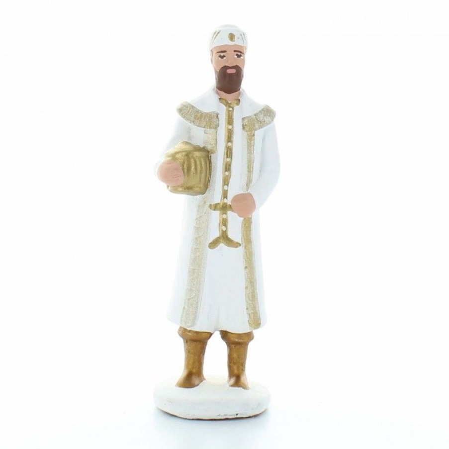 Palais du Rosaire Decoration De Noel | Gaspard : Santon De Provence De 9 Cm, Style Epure