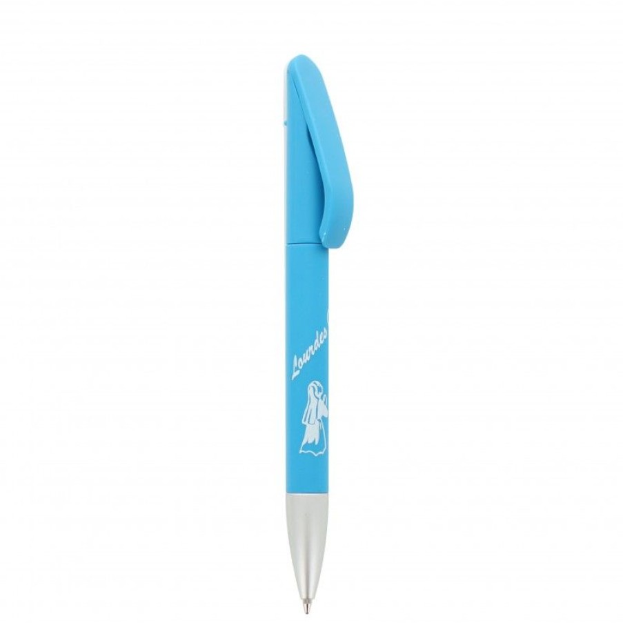 Palais du Rosaire Stylo | Stylo Bleu Avec L'Apparition De Lourdes