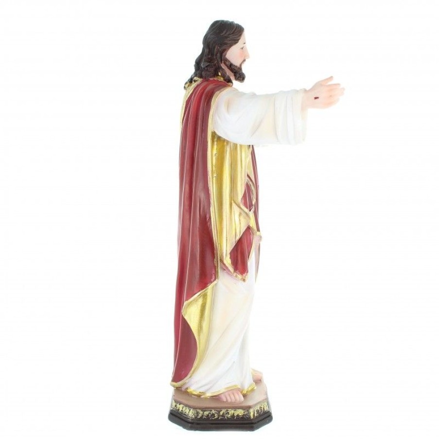 Palais du Rosaire Sacre&Coeur De Jesus | Statue Du Sacre Coeur De Jesus De Montmartre En Resine De 40Cm