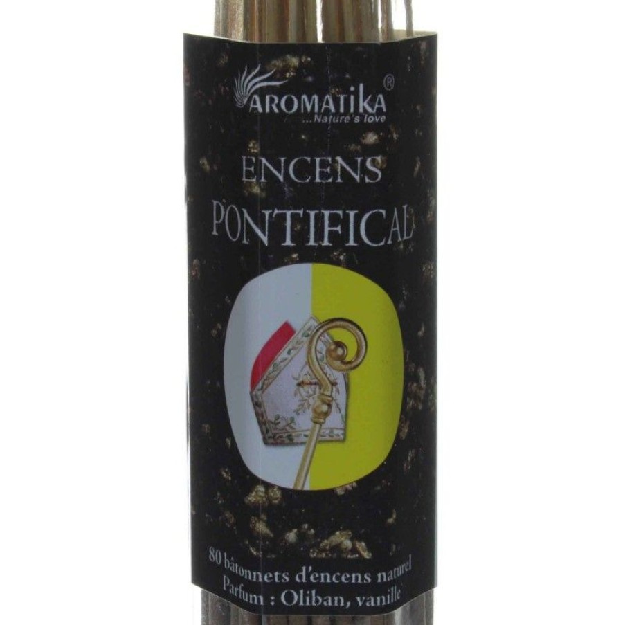 Palais du Rosaire Encens En Batonnets | Encens Religieux Pontifical, Tube De 80 Batonnets