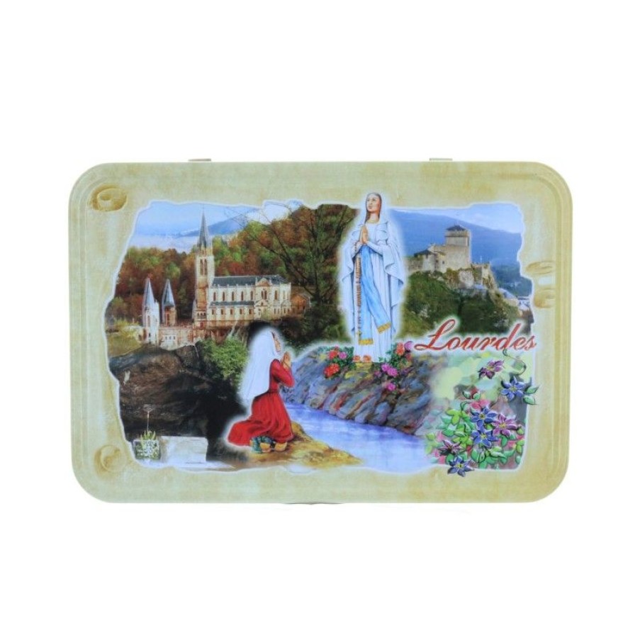 Palais du Rosaire Coffret Gourmand Lourdes | Coffret Gourmand Apparition De Lourdes Et Caramels Au Beurre Sale 130 G
